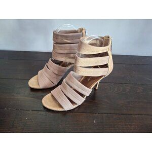 Donald J Pliner Gigee Strappy Metallic Leather Pumps/Pre-owned, Sz. 8.5M